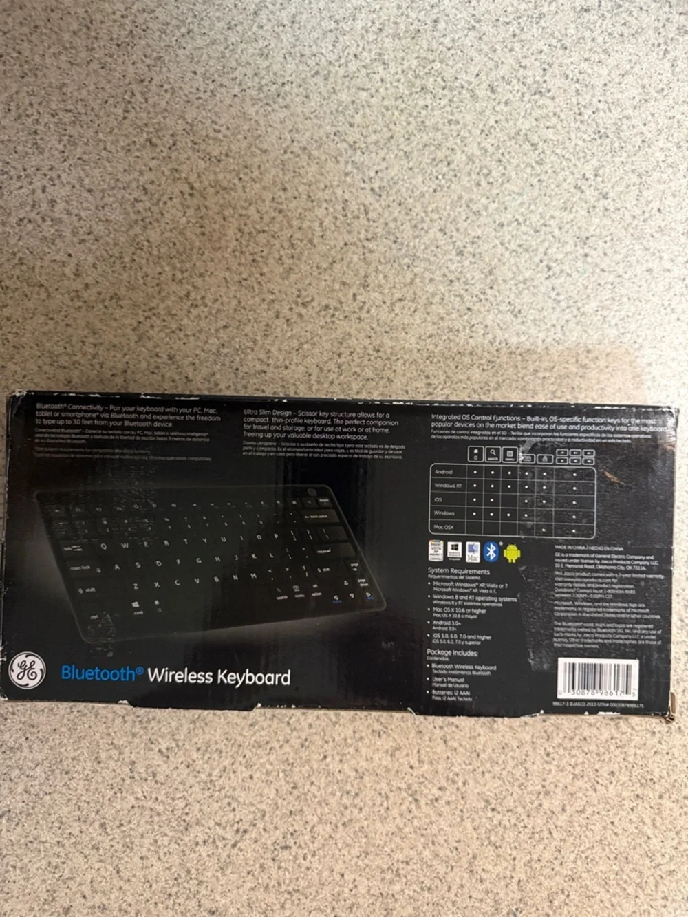 GE Bluetooth Wireless Keyboard
